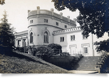 Historie krčského zámku - historické fotografie